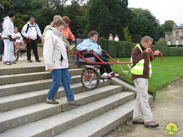 randonnée sportive avec joëlettes, Tervuren, 2012